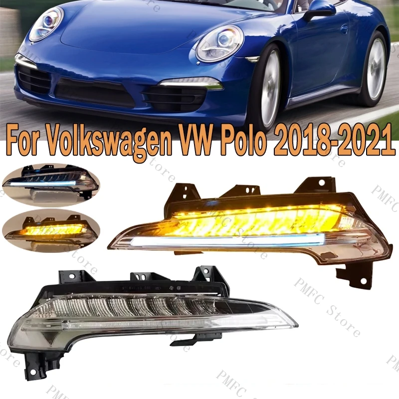 

Car DRL LED Daytime Running Lamp Turn Signal Lamp Fog Light For Porsche 911 2012 2013 2014 2015 2016 99163115104 99163115205