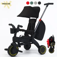 PANGDUBE poussette pliable pour bébé, poussettes légères de 6.8KG, chariot portable pour bébé de 1 à 6 ans, tricycle pour enfants 1
