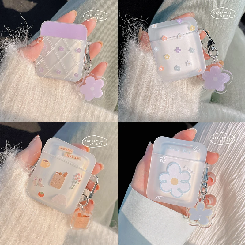 ☆orYANY☆Flower Denim AirPods Case エアポッズ ケース 韓国発 ☆orYANY☆Flower Denim AirPods Case エアポッズ ケース 韓国発