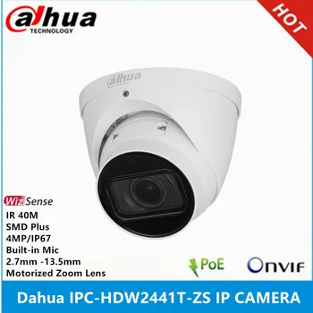 Dahua IPC-HDW2441T-ZS 4MP 2.7mm -13.5mm motorized zoom lens Built-in Mic IR40M IP67 IK10 POE SMD Plus AI WizSense IP camera 1