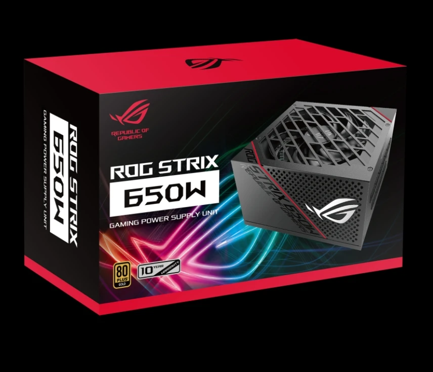 새로운 ROG-STRIX 550W/650W/750W/850W/1000W 80Plus Gold 게이밍 데스크탑용 스위칭 파워 서플라이 PSU