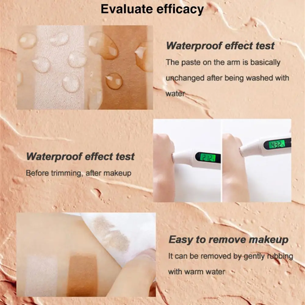 High Quality Professional Makeup Base Foundation Cream for Face Concealer Contouring Face Bronzer Beauty Cosmetics Tools 5
