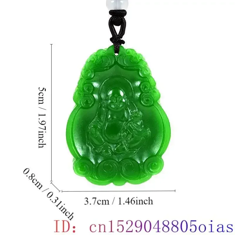 Natural Green Real Hetian Jade Pendant Jasper Necklace Stone Amulet Chinese Accessories Fashion Charm Jewelry Gifts for Women