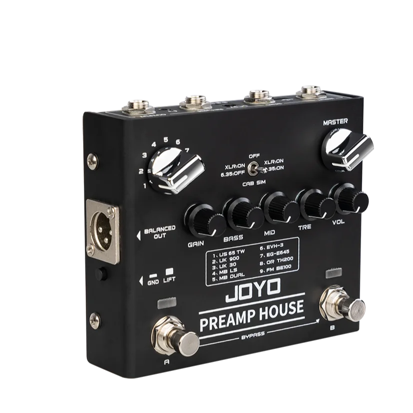 

Joyo R-15 электрогитара предусилитель дом предусилитель имитатор педаль эффектов панель эффектов