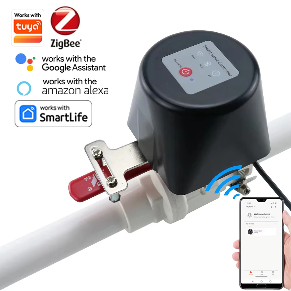 Smart Zigbee-Enabled Gas and Water Valve Timer with Voice Control Integration