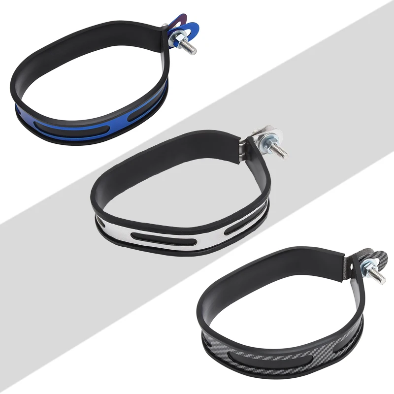 Motorcycle Muffler Clamps Exhaust Muffler Silencer Pipe Hanger Mount Bracket Fixed Ring Support Bracket - Image 2