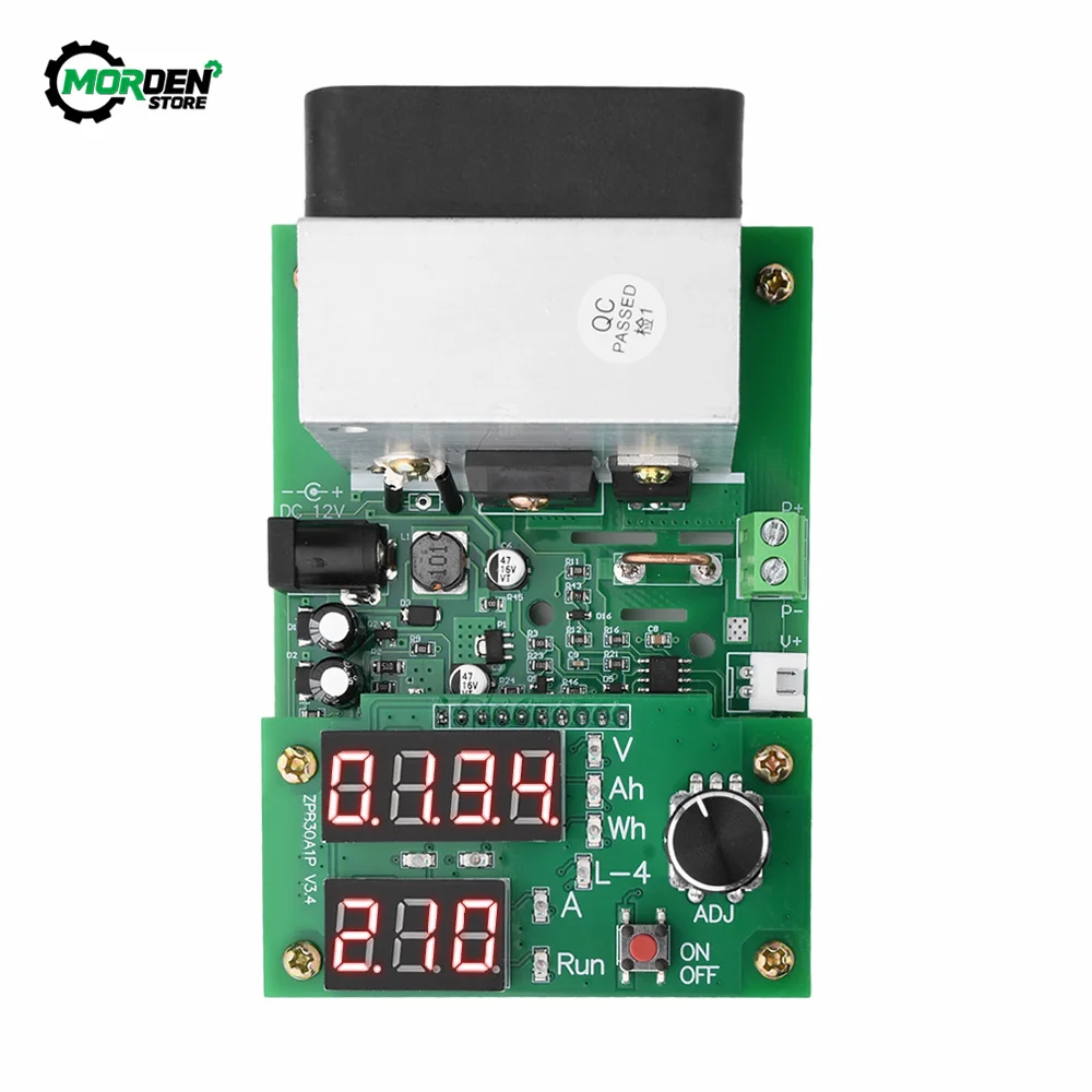 9.99A 60W 30V Constant Current Electronic Load Discharge Battery Capacity Tester Electrician Tool 4