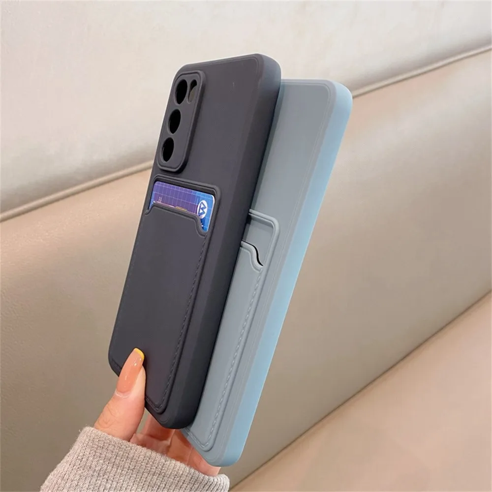 TPU Soft Silicone Card Slot Wallet Case For SamSung S24 S23 S22 S21 S20 FE Plus Ultra Note 20 A54 A34 A24 A15 A25 A35_voghion.com
