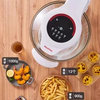 Visual Air Fryer New Household 17L Large Capacity Multi-Functional Glass Electric Fryer French Fries Machine 2