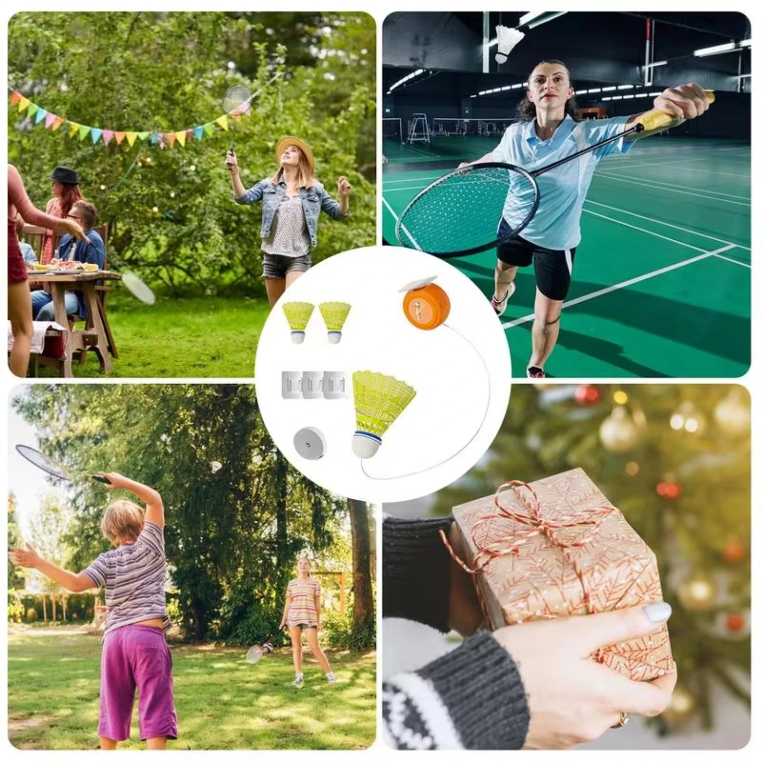 Badminton Rebound Trainers Portable Device Badminton Rebound Training Self Study Tool Courts Parks