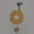 Yellow with button