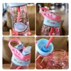 480Ml Kids Sippy Cup Water Bottles Creative Cartoon Feeding Cups With Straws And Lids Spill Proof Portable Toddlers Drinkware 4