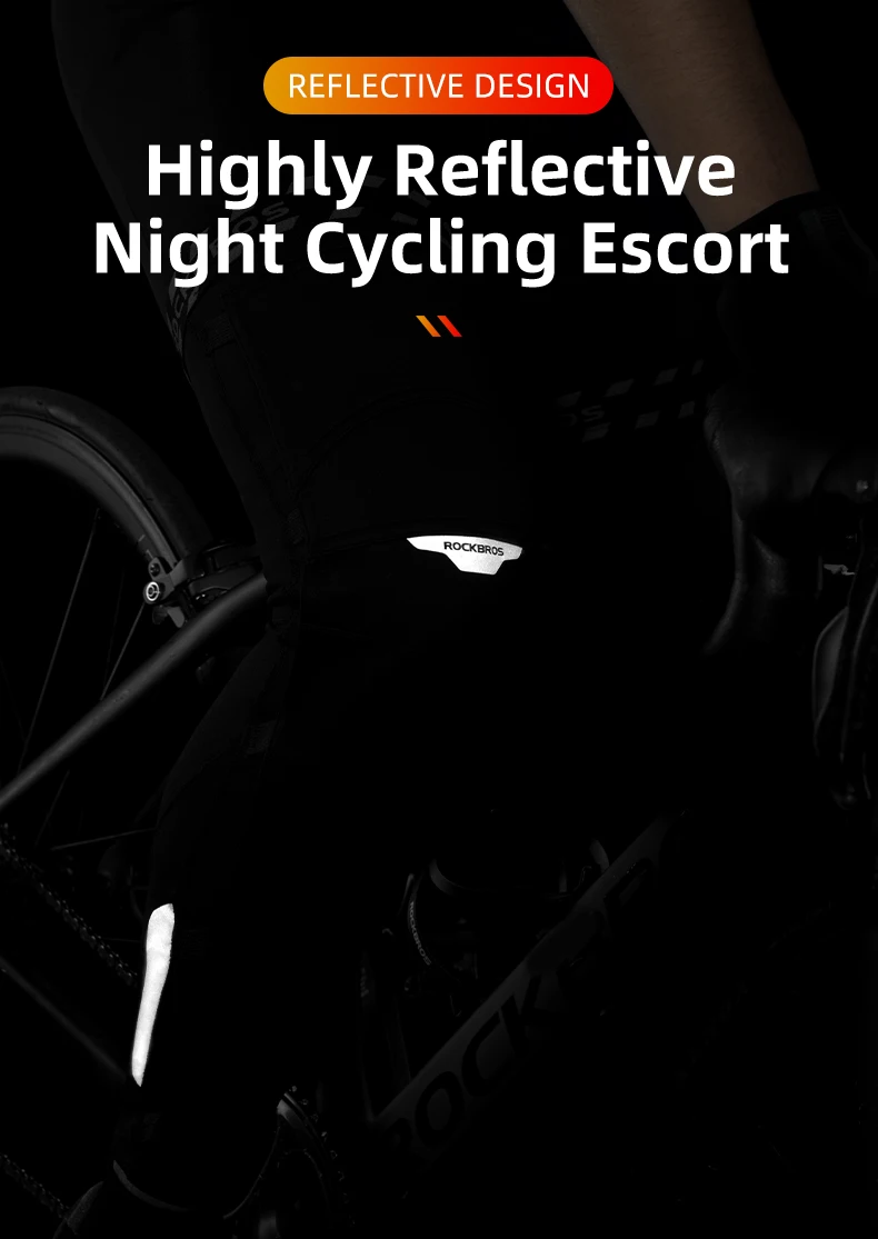 ROCKBROS Winddichte Winter-Fleece-Fahrrad-Beinlinge, thermisch, warm halten, Beinschutz, Abdeckung, Ärmel, Motorrad, Radfahren, Beinschutz – Detail 7