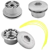 Aluminium Line Head Trimmer Head Reel Kit for Gasoline Brush Cutter lawn mower spare parts  gardena  tools  grass trimmer head 2