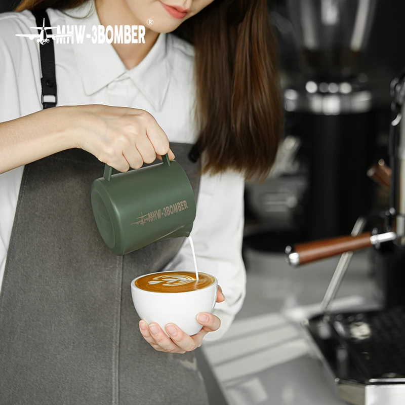 MHW-3BOMBER Pink Milk Frothing Pitcher 500/600ml -...