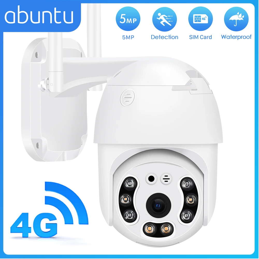 Video Surveillance Camera 4g Camera Sim Card Security Camera Ip Camera 5mp 4g Card
