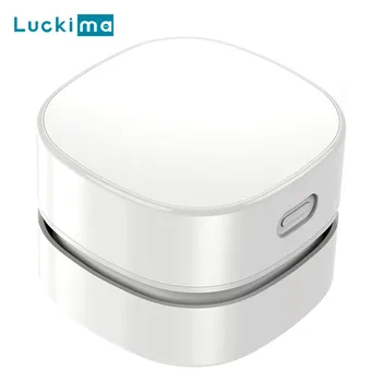 Wireless Desktop Vacuum Cleaner Mini Table Dust Sweeper Energy Saving USB Rechargeable 1400mAh for Office School Keyboard Home 1