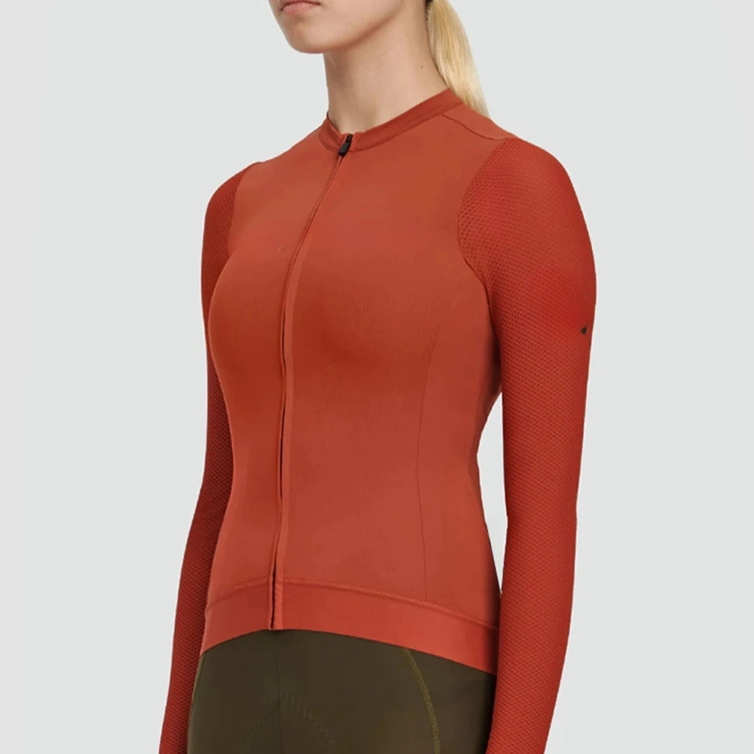 Spring/Autumn Women's Long Sleeve Breathable Cycling Jersey Comfortable Bicycle Clothing Sportswear Mountain Bike Quick Dry 3
