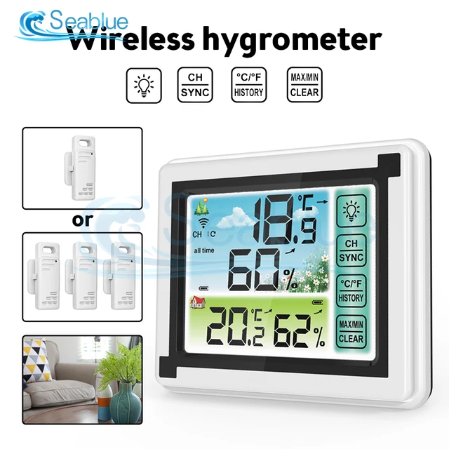 ThermoPro TP60C 60M Wireless Digital Indoor Outdoor Thermometer Hygrometer  Weather Station for Home - AliExpress