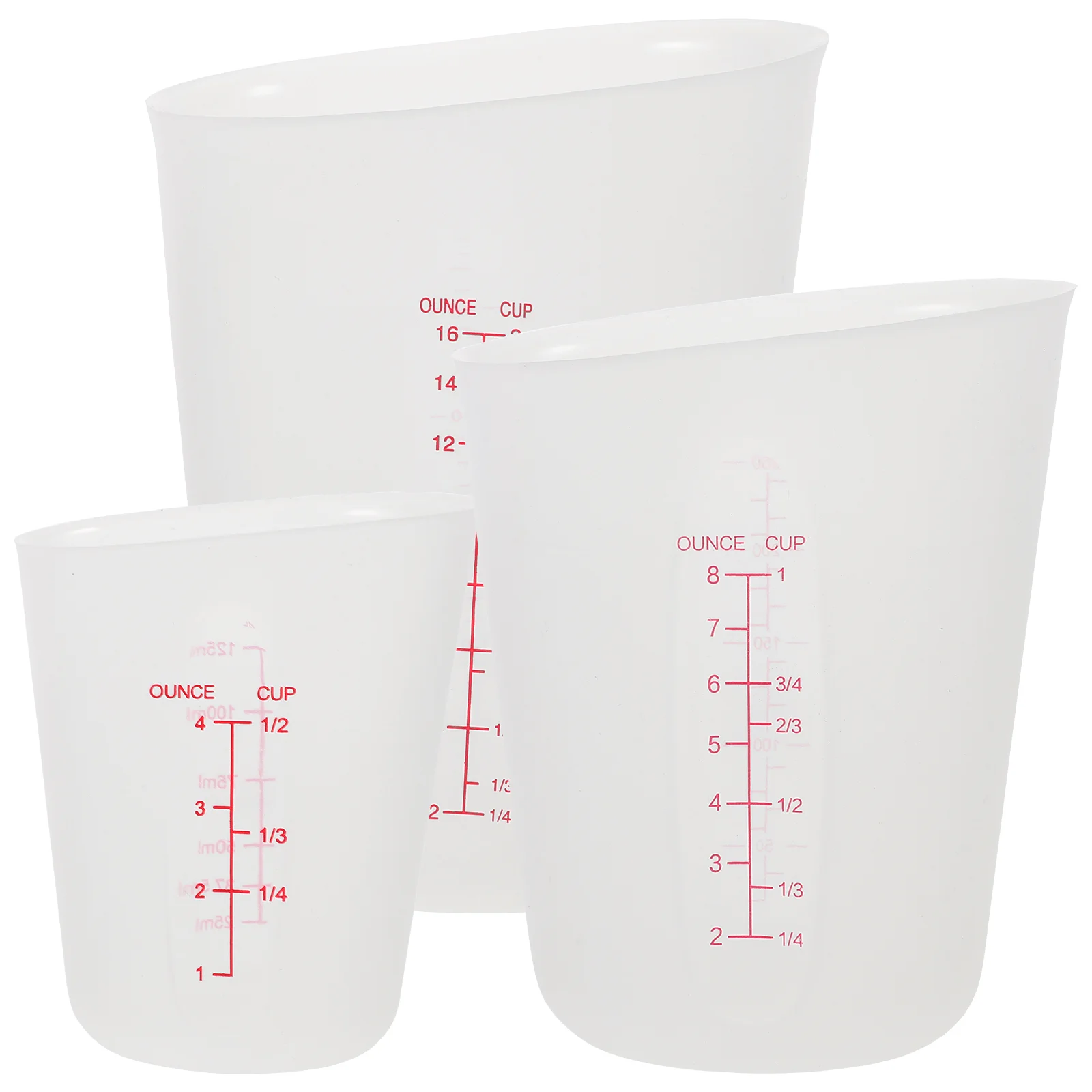 

3pcs Epoxy Resin Mixing Cups Crafts Measuring Bowls with Scale DIY Color Modulation Tools