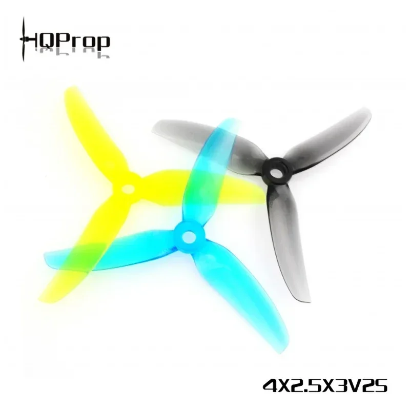 10Pairs/20pcs(10CW+10CCW) HQPROP 4X2.5X3V2S 4025 3-Blade Propeller