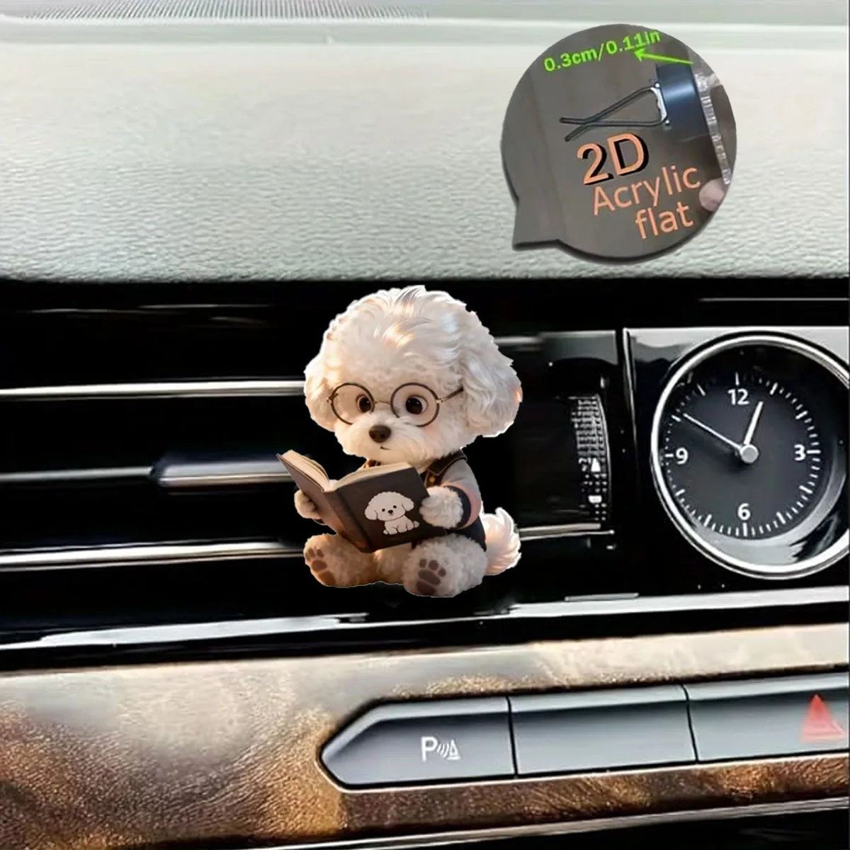 Clip decorative per bocchette dell'aria dell'auto, accessori alla moda per interni auto, diffusori di fragranze, aria fresca, decorazioni per interni auto - immagine 5