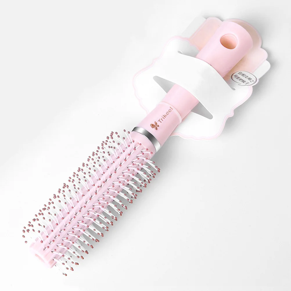 Round Hair Brush Roller for Styling Comb Abs Curling Short Blow Drying Travel Hairbrushes Women