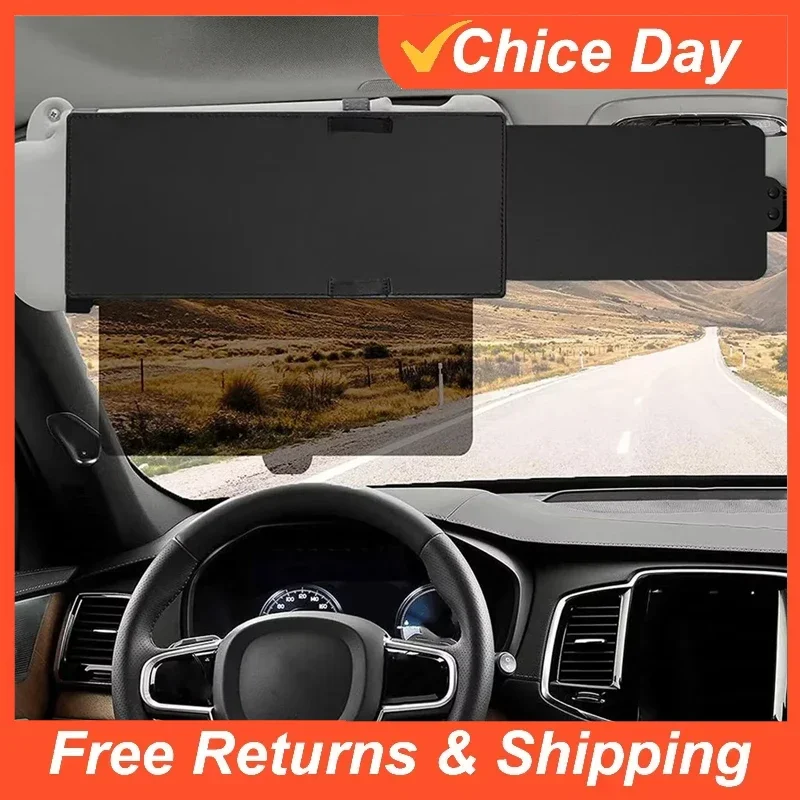Car Visor Extender Anti-Glare Adjustable Car Sunshade Extender Universal Anti-impact Sun Visor Extension Car Interior Accessory
