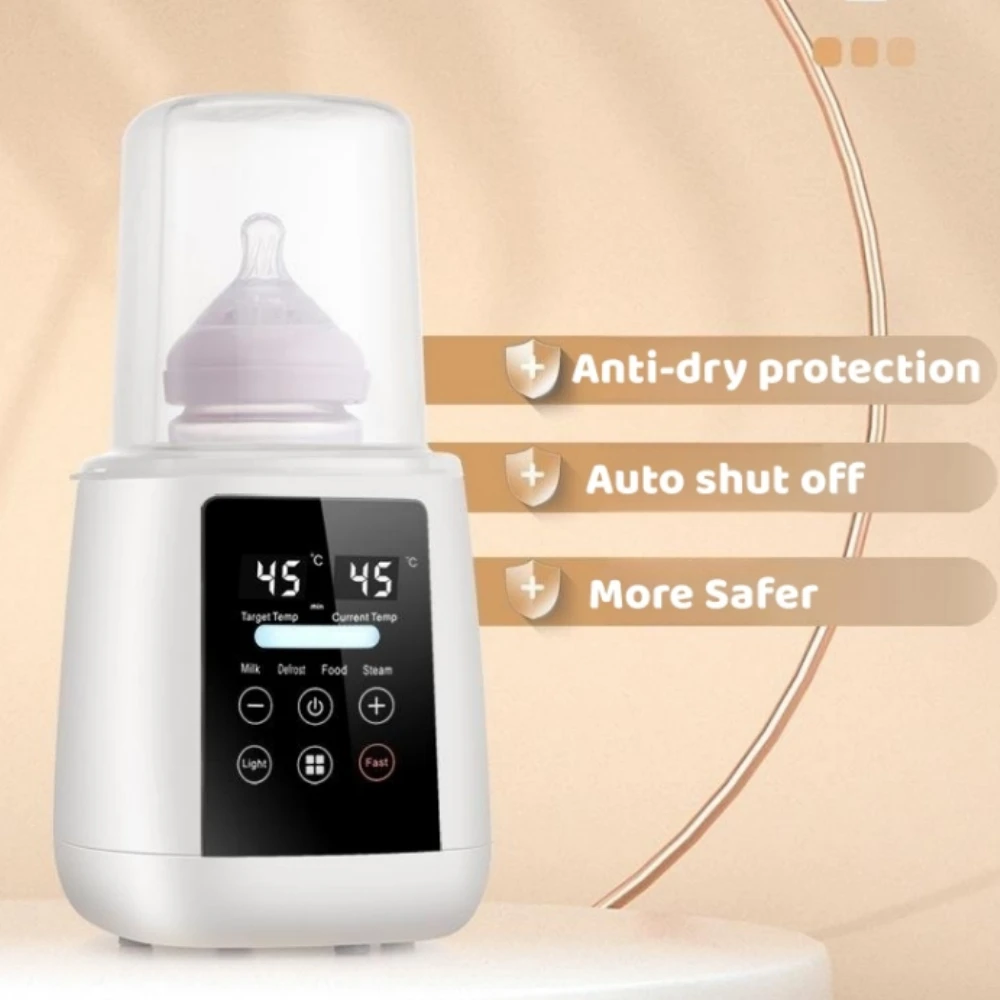 6 in 1 Multifunctional Baby Bottle Warmer u0026 Sterilizer Fast Milk Defrost  Warm Food Steam Anti-dry Protection Baby Bottle Heater - AliExpress