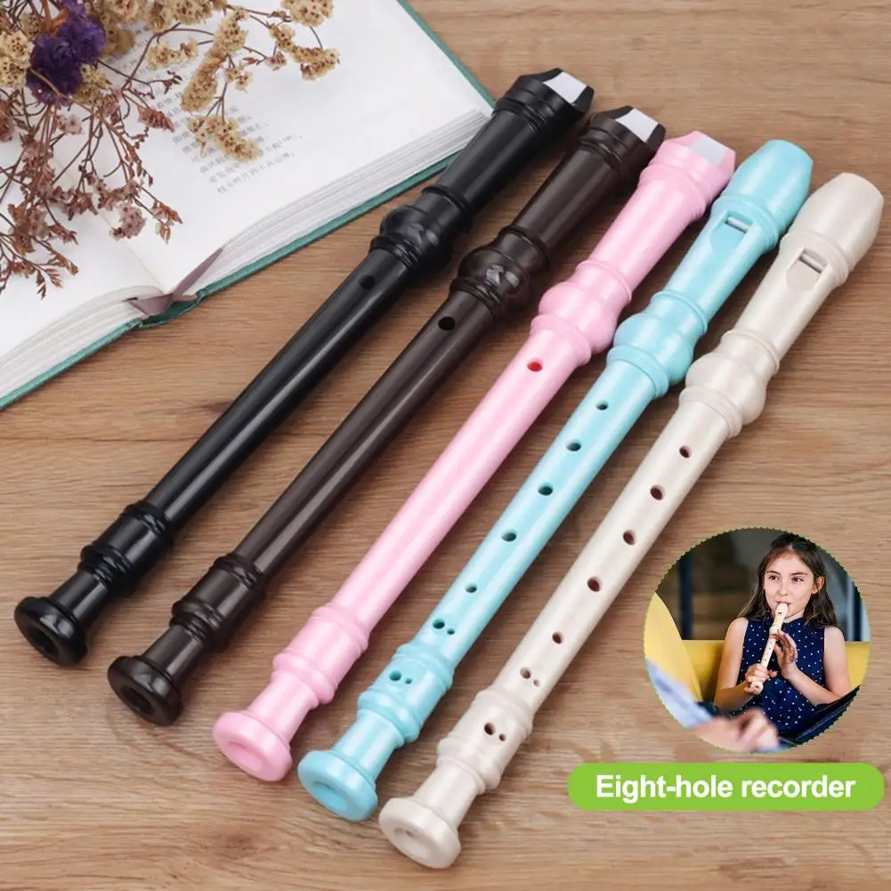 1pc 6 Hole Treble Clarinet Wooden Flute With Storage Box Beginner Learning Professional Instrument Cleaning Rod Fingering Chart