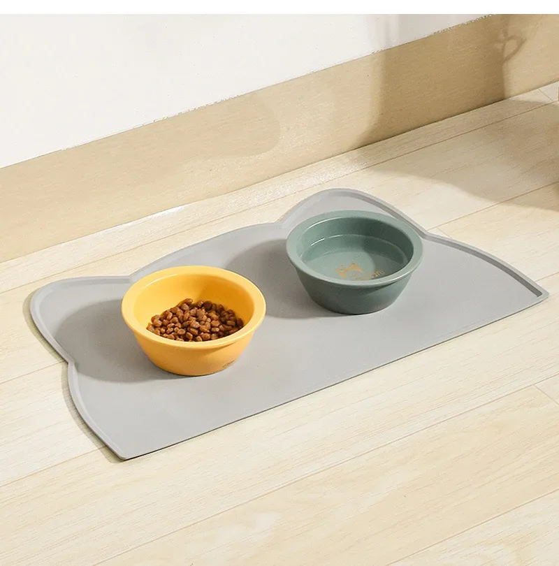 Title 5, Silicone Pet Mat Pet Food Feeding Pad Waterproo...
