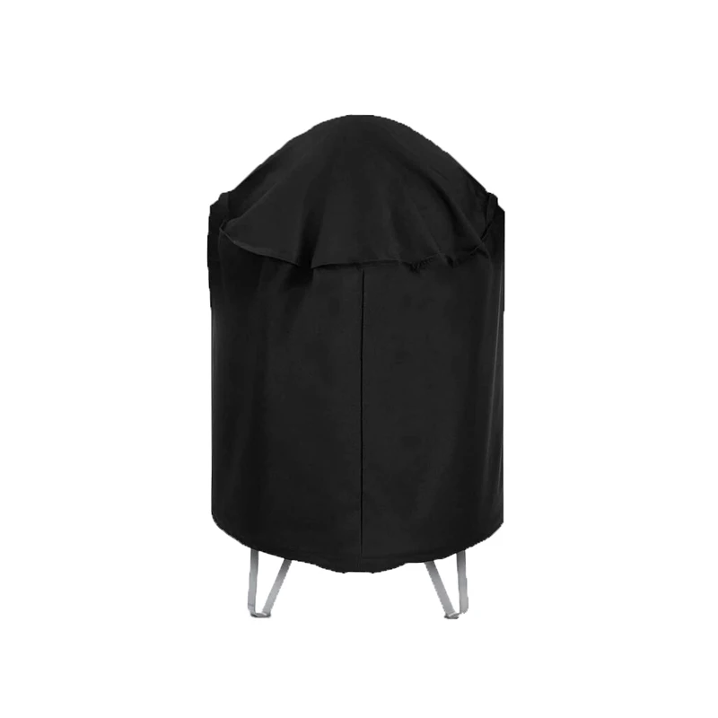 24.5" Black BBQ Grill Protective Cover,Dome Smoker Cover, Outdoor Barbecue Grill Coat, Custom Made Available 2
