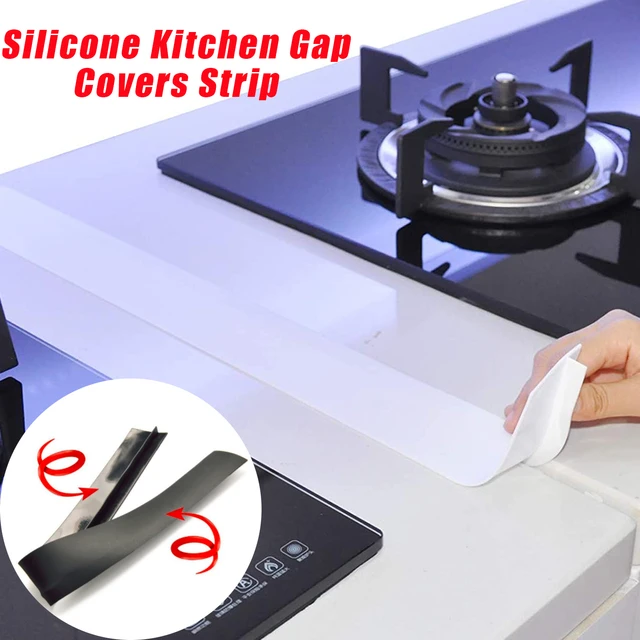 Silicone Kitchen Stove Counter Cover Oil Proof Gas Stove Protector Dust  Water Seal Heat Resistant Gas Stove Gap Cover Cooker Mat - AliExpress