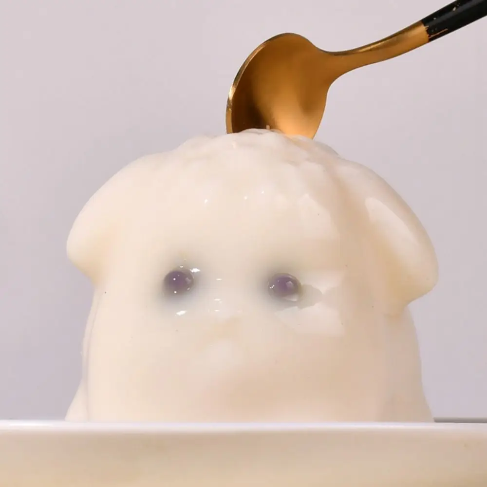 3D Dog Milk Pudding Mold Cartoon Silicone Mousse Cake Molds Handmade Non-stick Rabbit Bear Ice Cream Mold