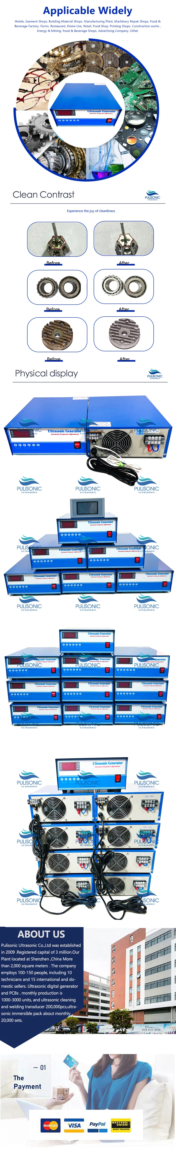 Description Picture 3 of item6000W Network Ultrasonic Generator Cleaner Driver With RS485 PDA Controller For Industrial Electroplating Parts Cleaning System