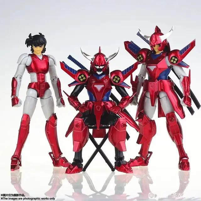 료 사나다와 하시바 토우마의 전설적 전투를 재현하는 뛰어난 액션 피규어