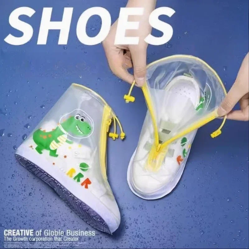 Wasserdichte Schuhüberzüge für Kinderstiefel, Regenschutz aus Silikon, Zubehör_voghion.com