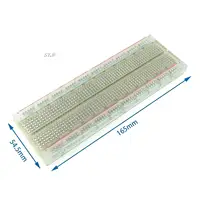 SYB 120 400 500 830 840 1660 MB102 GL-12 Points Solderless PCB Breadboard Mini Universal Test Protoboard DIY Bread Board - Image 6