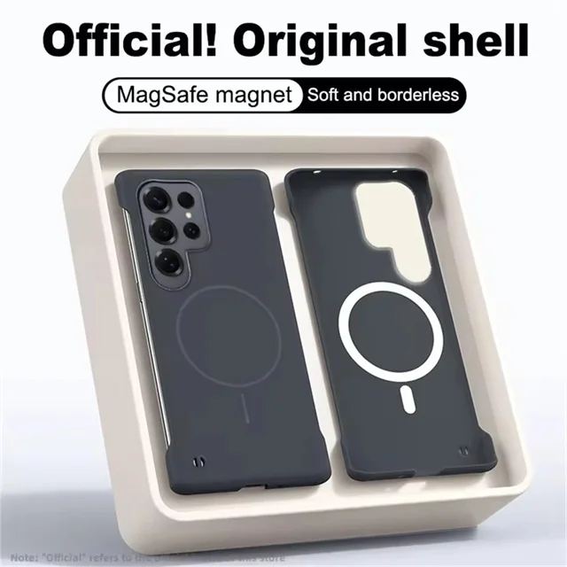 Ultra Slim Frameless Skin Feel Phone Case with Magnetic Protection