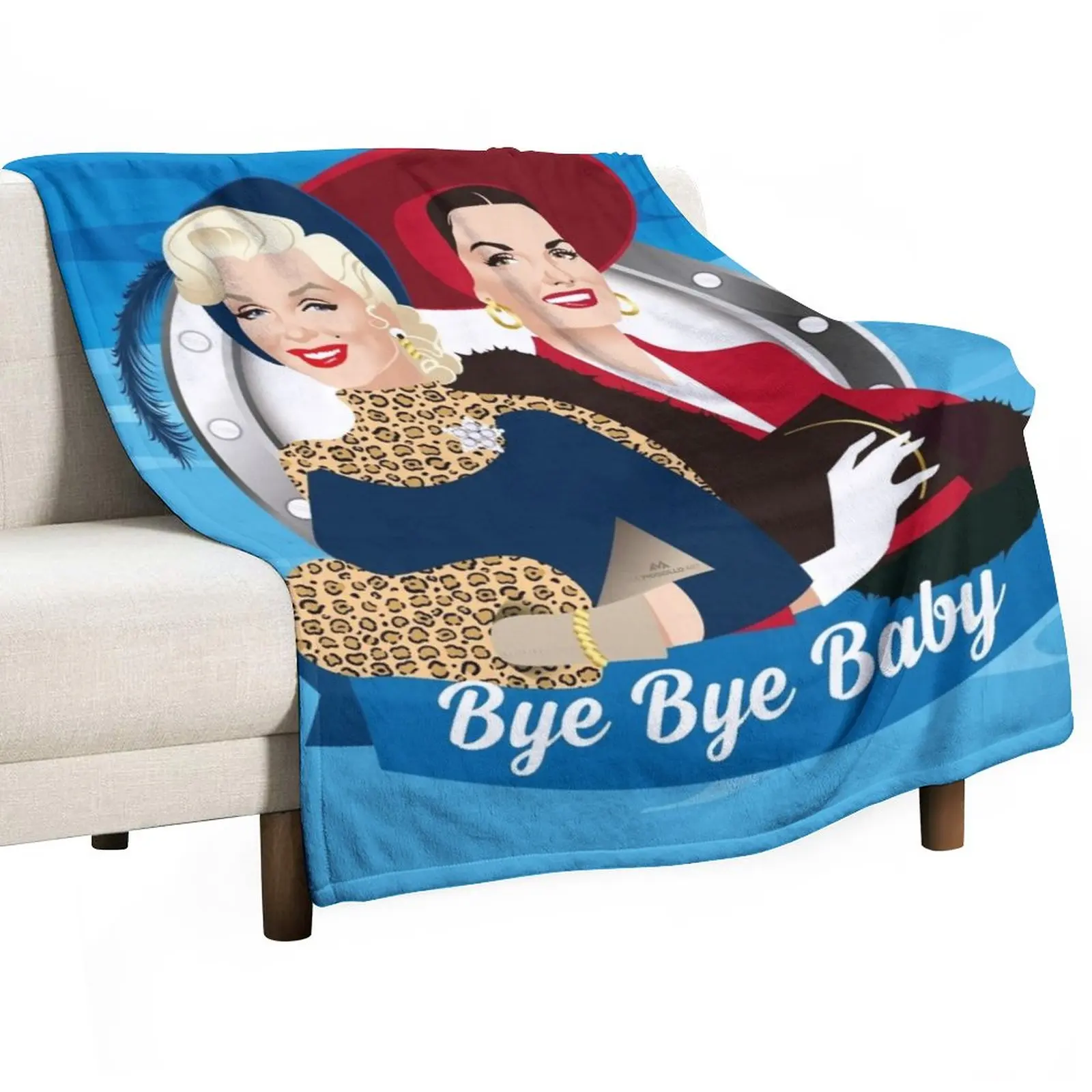 

Bye bye baby Throw Blanket throw blanket for sofa anime For Sofa Thin