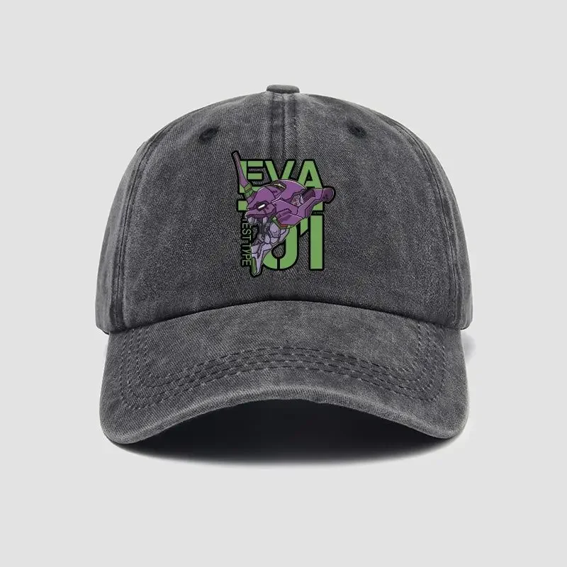 Neon Genesis Evangelion Cartoon-Inspired Baseball Hat - Festival Gift Edition