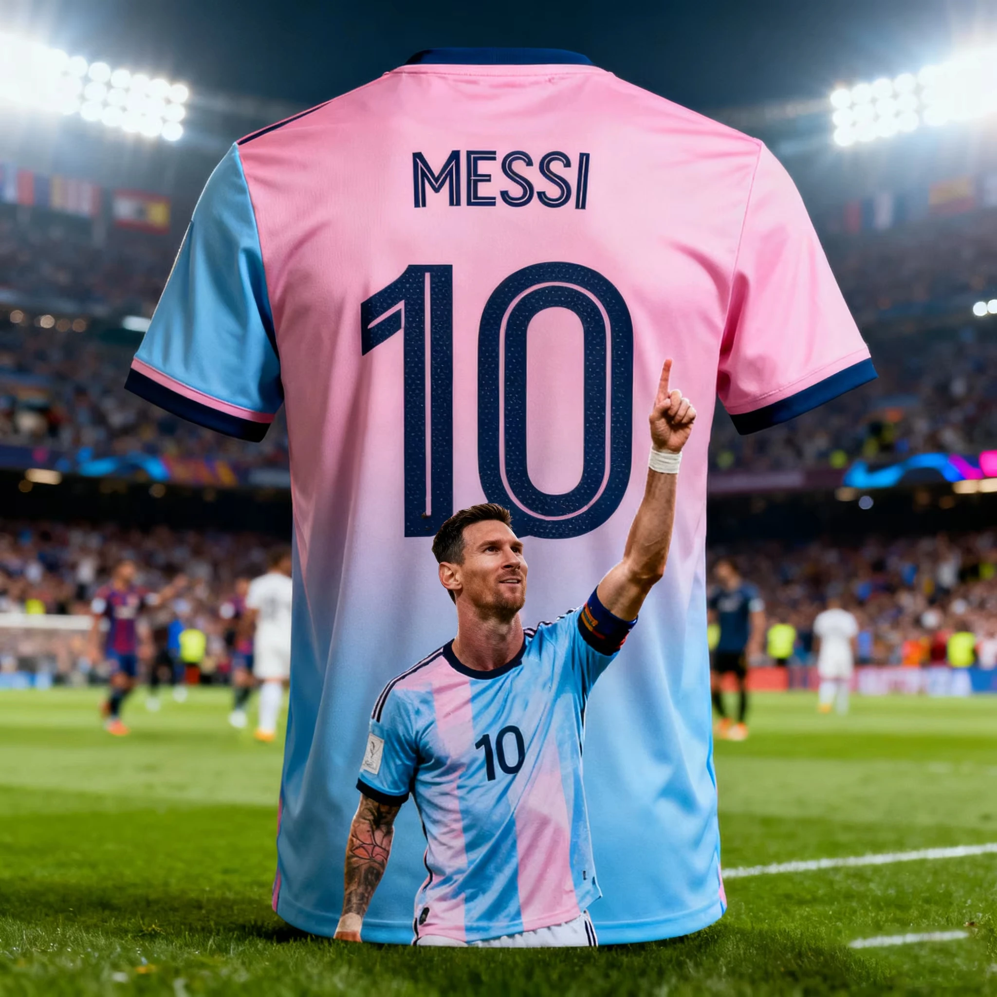 MESSI Special Edition Football Jersey for Men Women Kids Commemorative Soccer S…