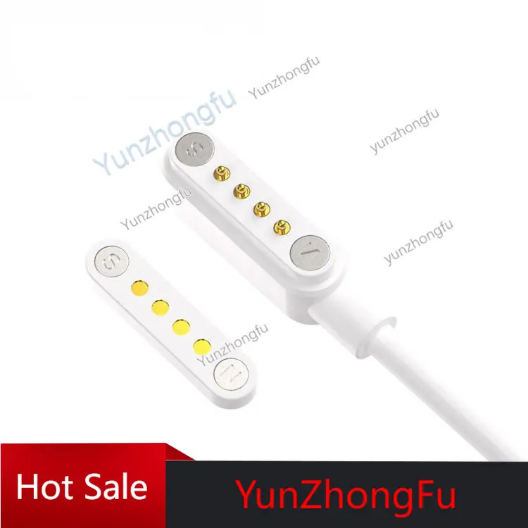 

4-жильный Магнитный соединитель, адсорбционный зарядный кабель, магнитный всасывающий кабель для передачи данных, штекер и гнездо, пара всасывающих соединителей