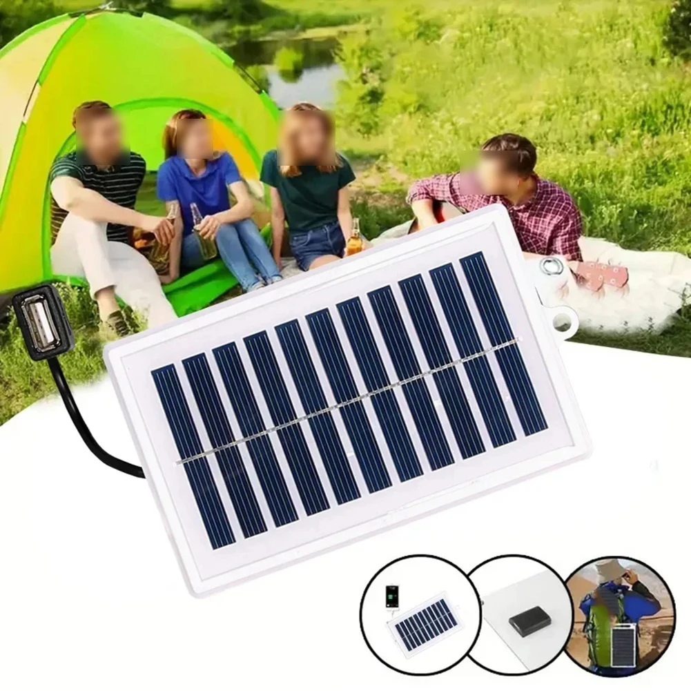 2W 5V Kompaktes Solarpanel mit USB-Schnittstelle zum Aufladen tragbarer Geräte bei langen Aufenthalten im Freien und bei Feldarbeit – Detail 8