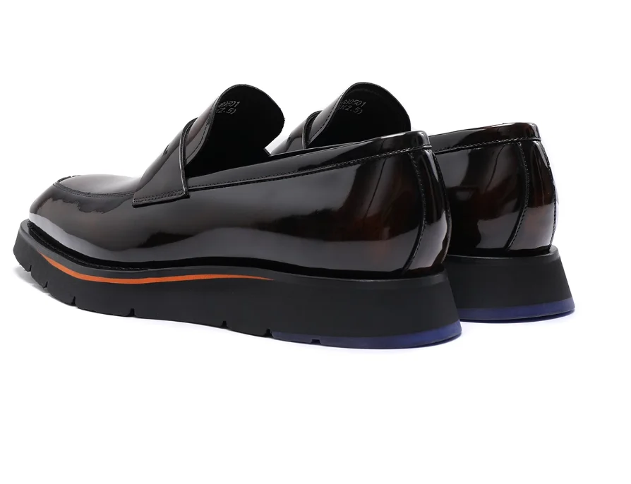Men's leather shoes, British style, new product, slip-on loafers, genuine leather, handmade