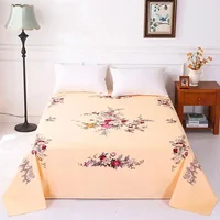 Bed Sheets Thicker Vintage Floral Household Dormitory Bedding Skin-friendly Luxury Modern Bedspread Mattress Queen King Size Ins 2
