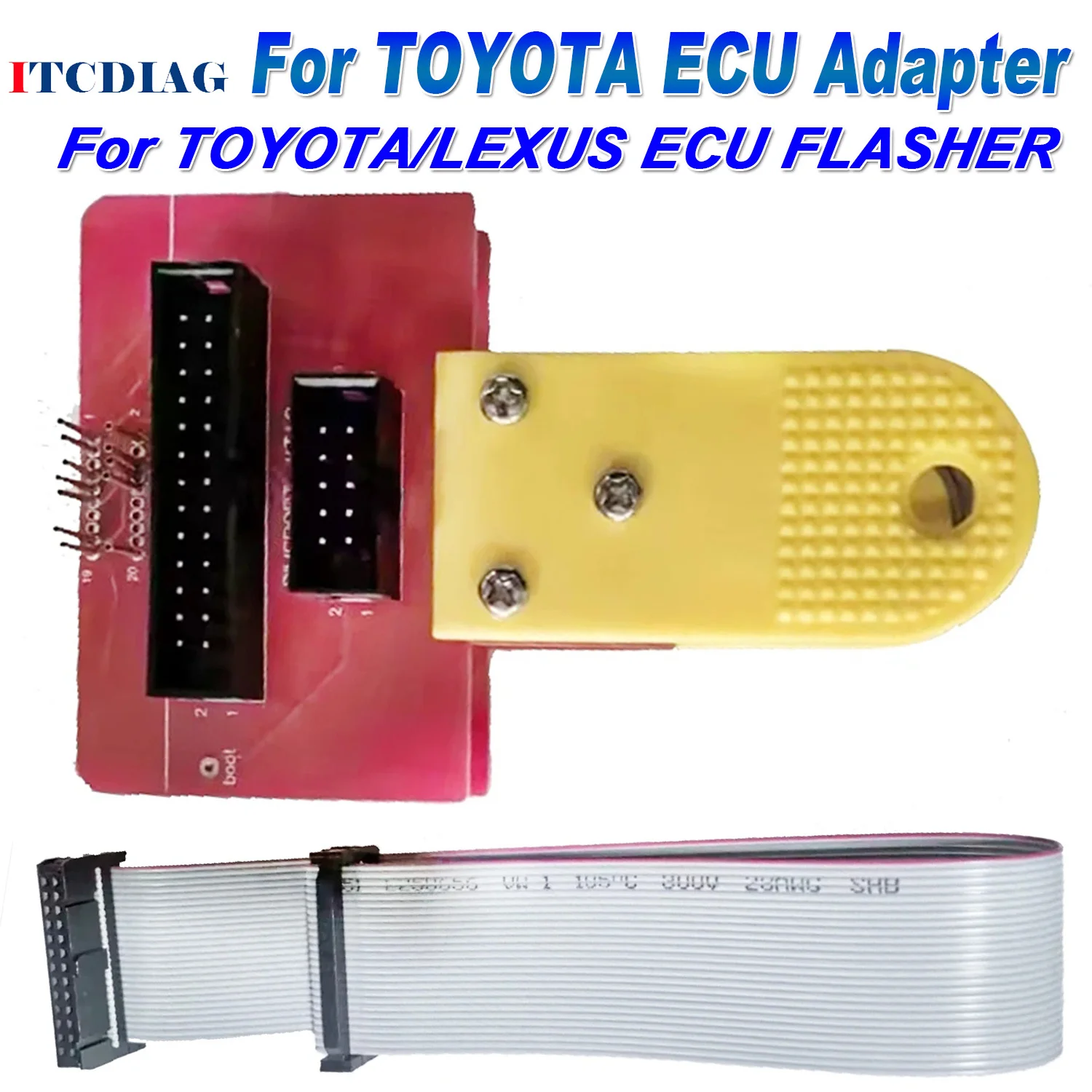 For TOYOTA ECU Adapter For TOYOTA / LEXUS ECU FLASHER FOR TOYOTA ECU Computer Board Adapter Programming Seat