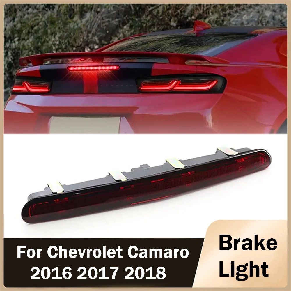 

LED Rear Third Brake Light Stop Light 3RD Lamp Third Brake for Chevrolet Camaro 2016 2017 2018 High Mount Smoke Shell Tail Light