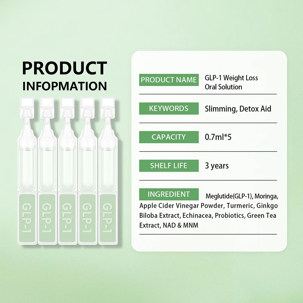 Body Care Supplies GLP-1 Drops Body Sliming Weight Loss Supplements for Women Men Natural Advanced Body Care