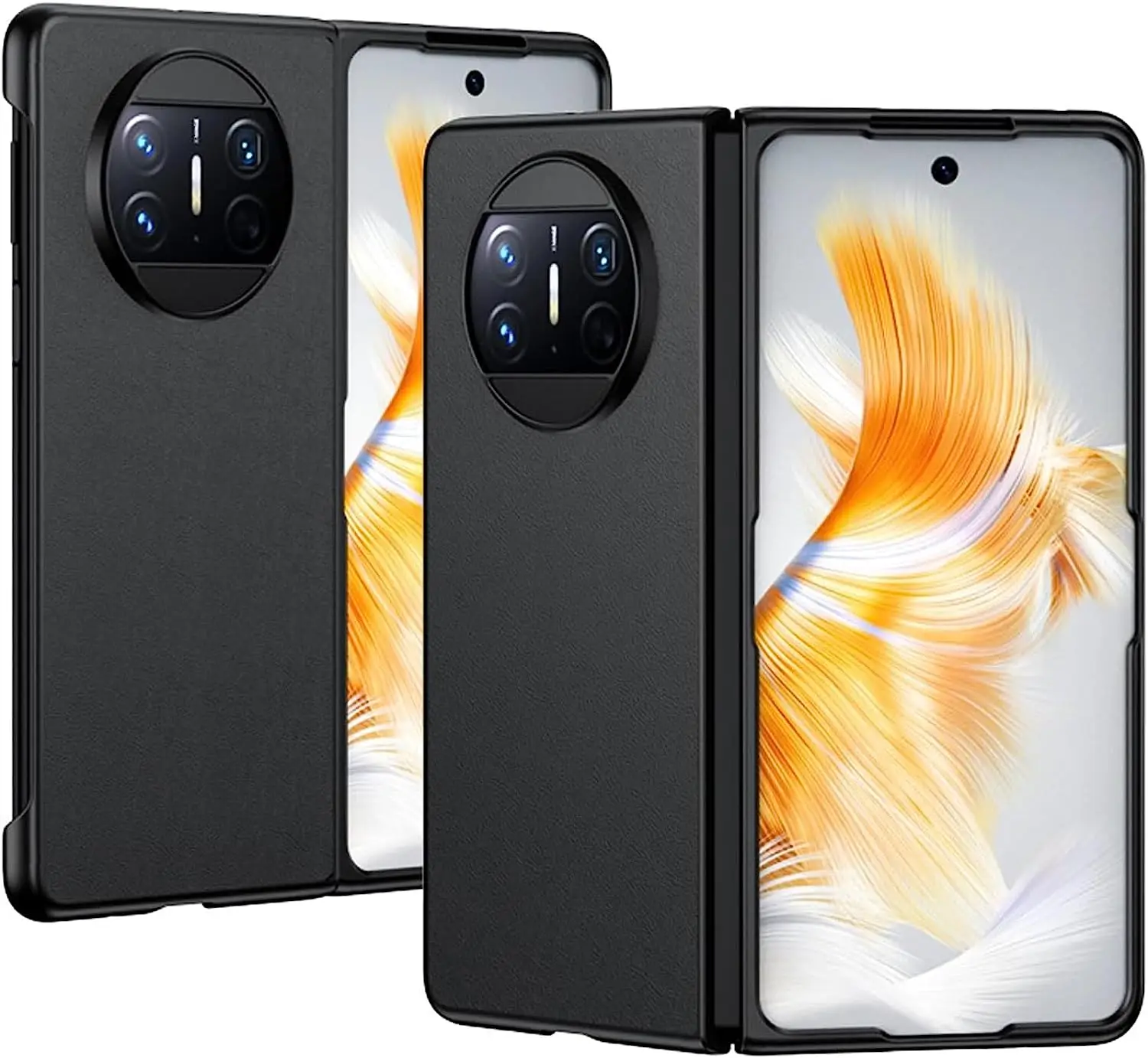 

Кожаный чехол для Huawei Mate X3, Премиум Тонкий чехол из искусственной кожи для телефона, устойчивый к царапинам защитный чехол для Huawei Mate X3 2023